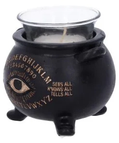 Spirit Hexenkessel Als Teelichthalter 9cm 9 Spirit Hexenkessel Als Teelichthalter 9cm -Halloween ouija hexenkessel als teelichthalter spirit witches cauldron tealight holder gothic deko 51157 02