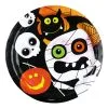 Halloween Monster Partyteller 8 Stück 1 Halloween Monster Partyteller 8 Stück -Halloween pappteller halloween monster partygeschirr bunte partyteller paper plates halloween 26465