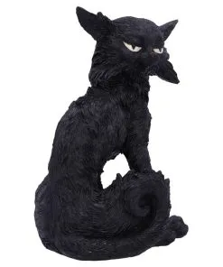 Salem Magierkatze 16,6cm -Halloween salem hexenkatze 19cm salem witch cat 19 cm halloween tischdekoration schwarze katzenfigur 51042 03