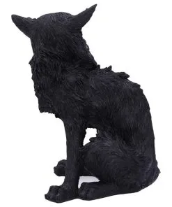 Salem Magierkatze 16,6cm -Halloween salem hexenkatze 19cm salem witch cat 19 cm halloween tischdekoration schwarze katzenfigur 51042 04