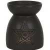 Schwarzer Pentagramm Duftöl Brenner 1 Schwarzer Pentagramm Duftöl Brenner -Halloween schwarze pentagram duftoel lampe schwarzer pentagram duftoel brenner black pentagram fragrance oil lamp 50641 01