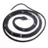 Schwarze Schlange Aus Gummi 80cm -Halloween schwarze schlange aus latex schwarze gummischlange black rubber snake 51763 01