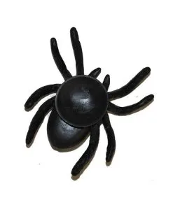 Schwarze Spinnen Mit Saugnapf 4 Stück -Halloween schwarze spinnen mit saugnapf black spiders with suction cup halloween deko 52822 03