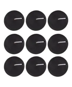 Opium Parfümierte Schwarze Teelichter 9 St. 5 Opium Parfümierte Schwarze Teelichter 9 St. -Halloween schwarze teelichter opium parfuemiert opium scented black tealights gothic deko 50665 02