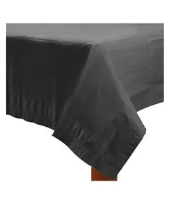 Schwarze Tischdecke 1,37 X 2,74 M
