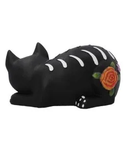 Schlafende Sugar Skull Katze 22cm -Halloween sleepy sugar skull katze schlafende sugar skull katze sleepy sugar skull cat 50725 04