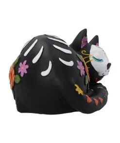 Schlafende Sugar Skull Katze 22cm -Halloween sleepy sugar skull katze schlafende sugar skull katze sleepy sugar skull cat 50725 06