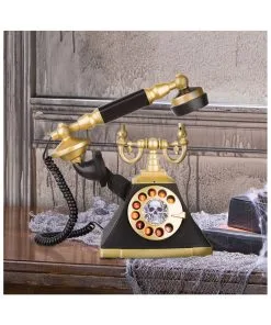 Spukendes Antik Telefon Animatronic 5 Spukendes Antik Telefon Animatronic -Halloween spukendes vintage telefon animatronic spooky vintage tabletop telephone halloween animatronic 52637 02