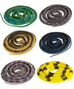 Gummi Schlange 146cm Versch. Farben