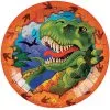T-Rex Dinosaurier Partyteller 8 St. -Halloween t rex pappteller halloween geschirr dinosaurier teller halloween dino geschirr halloween paper plate dinosaur 26580