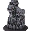 Totenschädelberg Backflow Räucherkegelhalter -Halloween totenkopf backflow raeucherkegelhalter skull backflow incense holder totenschaedel backflow raeucherkegelhalter 51389 01