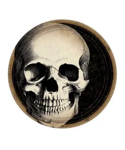 Totenschädel Boneyard Pappteller 10 St.