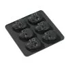 Totenschädel Eiswürfelform Aus Silikon 2er Set -Halloween totenkopf silikon eiswuerfelform totenschaedel silikon eiswuerfelform skull silicon ice cube dish 51048 01
