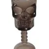 Totenschädel Kelch Mit Wirbelsäule -Halloween totenkopf skelett kunststoff kelch skull skeleton plastic goblet halloween totenschaedel tischdeko 53232