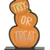 Trick Or Treat Kürbis Tischaufsteller -Halloween trick or treat kuerbis tischdekoration trick or treat pumpkin tabletop sign halloween deko 51525 01