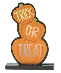 Trick Or Treat Kürbis Tischaufsteller