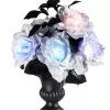Blumenvase Mit Leuchtenden Kunstrosen 2 Blumenvase Mit Leuchtenden Kunstrosen -Halloween vase mit leuchtenden rosen 38424