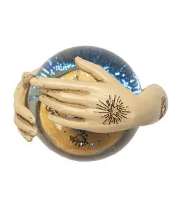 Hellseher Schneekugel Mit Auge 13cm -Halloween wahrsage kugel mit auge fortune teller globe with eye spirituelle deko okkulte deko 54739 03