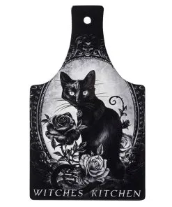 Witches Kitchen & Katze Küchenbrett & Servierplatte