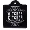Witches Kitchen Schneidbrett & Servierplatte -Halloween witches kitchen schneidbrett und servierplatte und untersetzer withces kitchen trivet alchemy england 51462