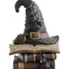 Magische Bücher Mit Hexenhut Dekofigur 30cm -Halloween zauberbuecher mit hexenhut dekofigur halloween und gothic dekofiguren magic book with witch hat decor 54590